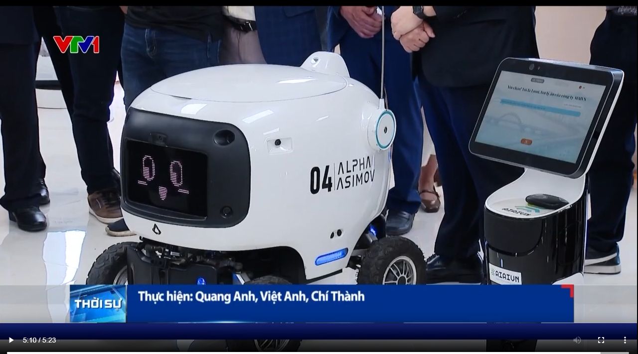 Robot Xuất Hiện trên VTV và Gặp Gỡ Lãnh Đạo Quốc Gia